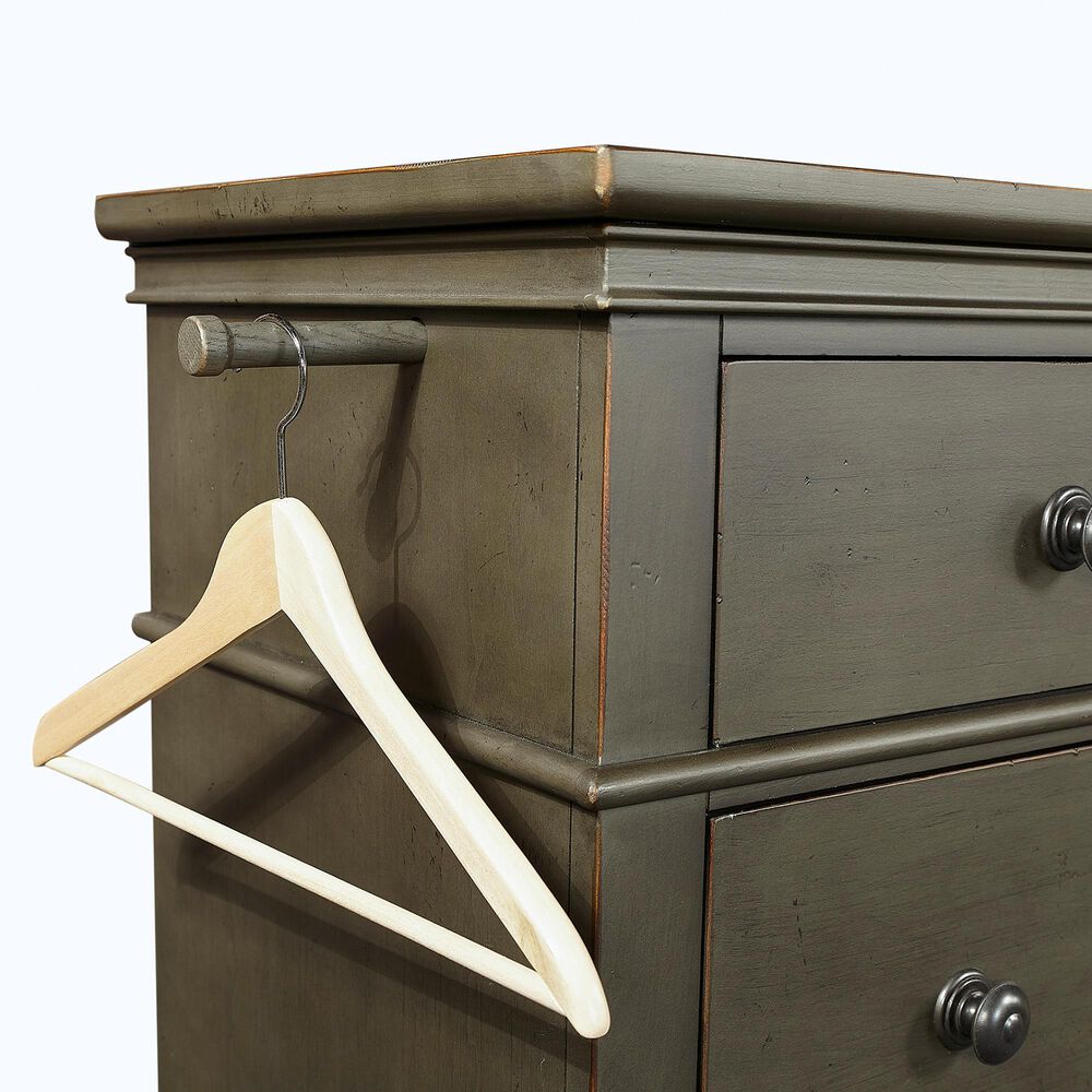 Riva Ridge Oxford 5-Drawer Chest in Peppercorn, , large