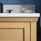 Kohler Charlemont 60" Double Bathroom Vanity in Light Oak with 3 cm White Quartz Top and Rectangular Sinks, , large