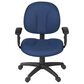 Regency Global Sourcing Comfort Series Swivel Computer Task Chair with Adjustable Arms in Navy Blue, , large