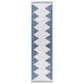Surya Eagean EAG-2355 Dark Blue, Off-White, Navy and Pale Blue 2"7" x 12" Indoor/Outdoor Runner, , large