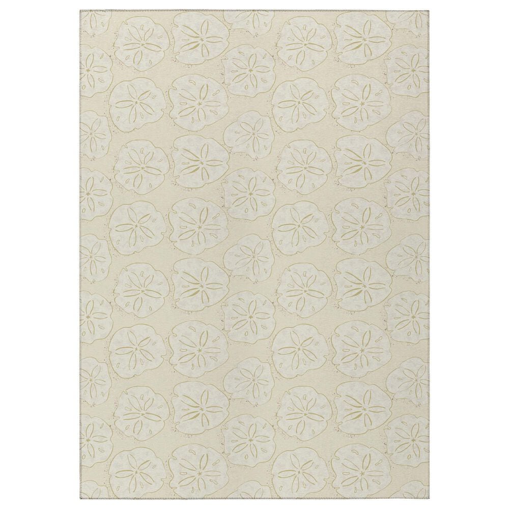 Dalyn Rug Company Seabreeze SZ10 5" x 7"6" Ivory Area Rug, , large