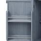 HOMLUX 67" Outdoor Kitchen Island with Stainless Steel Top in Grey, , large