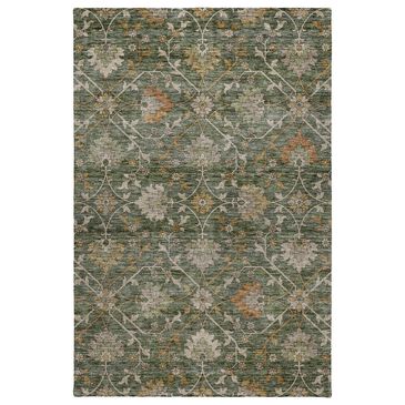 Dalyn Rug Company Silk Road Basil, Green, Beige, Copper, Gold and Gray 6"6" x 9"6" Area Rug, , large
