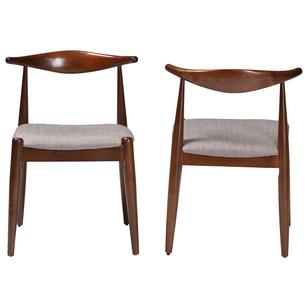Baxton Studio Amato Side Chair in Walnut Brown (Set of 2), , large