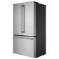 Monogram 23.10 Cu. Ft. Counter-Depth French Door Refrigerator in Stainless Steel, , large