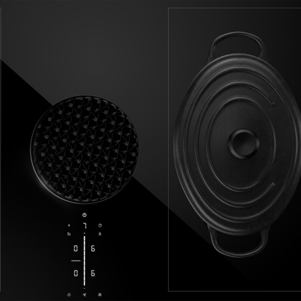 JennAir 36&quot; Induction Downdraft Cooktop in Black, , large