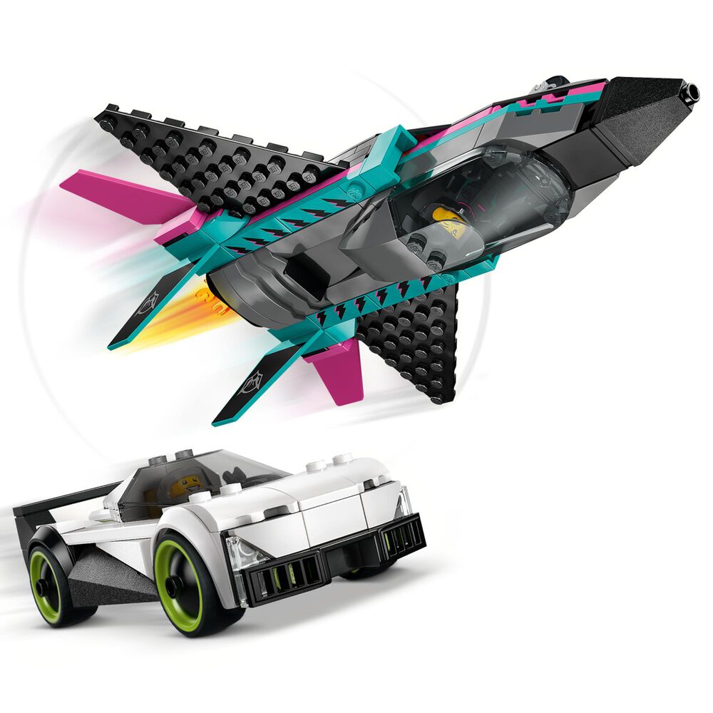 LEGO City Jet vs. Car Building Set, , large