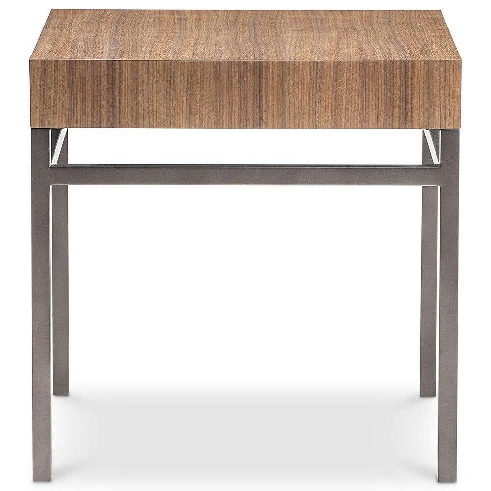 Bernhardt Collins Side Table in Nocino and Black Oxide, , large