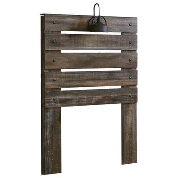 Ashley Drystan Twin Slat Headboard in Rustic Brown, , large