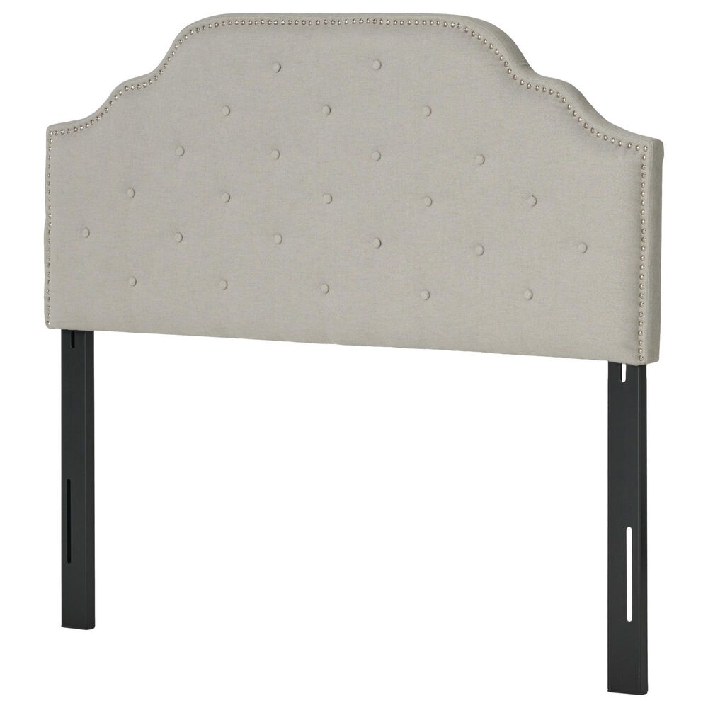 Noble House Silas Full/Queen Headboard in Light Gray, , large