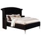 Furniture of America Mills King Upholstered Bed in Black, , large