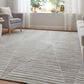 Feizy Elias 3"6" x 5"6" Ivory and Gray Area Rug, , large