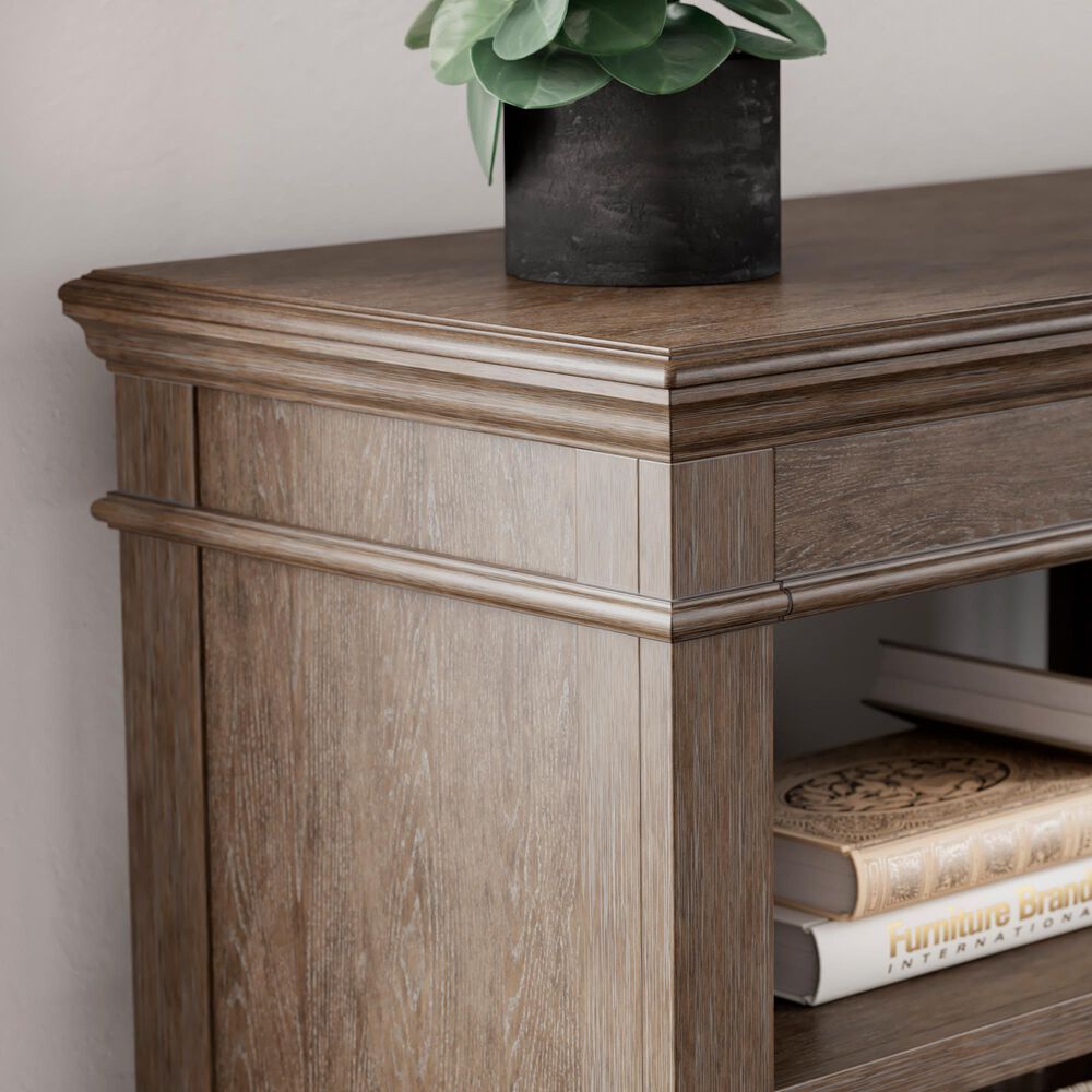 Ashley Janismore Credenza in Weathered Gray, , large