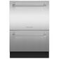 Fisher & Paykel 24" Professional Built-In Double Drawer Dishwasher in Stainless Steel, , large
