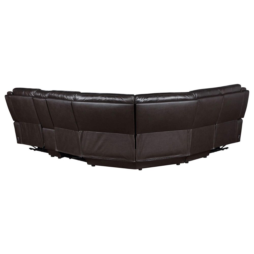 Steve Silver Alexandria 6-Piece Power Reclining Sectional in Chocolate, , large