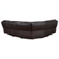 Steve Silver Alexandria 6-Piece Power Reclining Sectional in Chocolate, , large