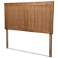 Baxton Studio Patwin King Panel Headboard in Ash Walnut, , large