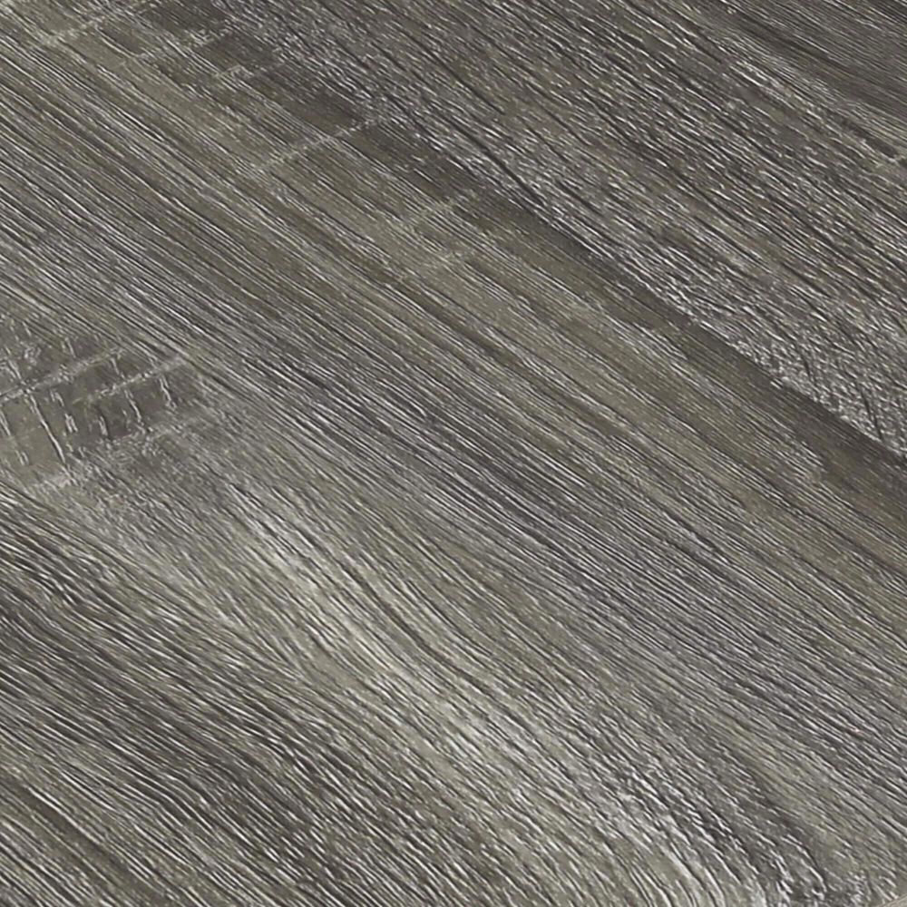 HOMLUX 47" TV Stand with Electric Fireplace in French Oak Grey and Black, , large