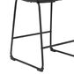 Ashley Centiar 24" Upholstered Counter Stool in Black Faux Leather, , large