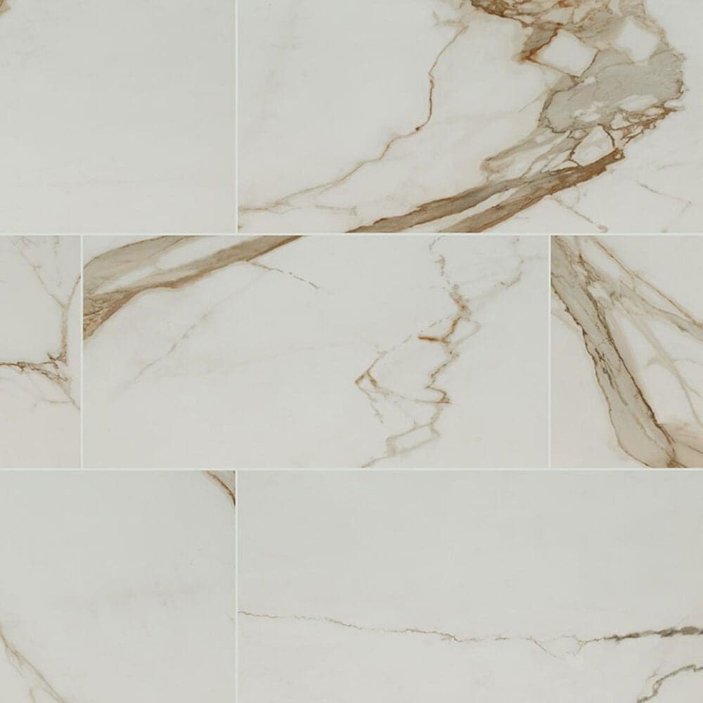 MS International Regallo Calacatta Marbella 24" x 48" Matte Porcelain Tile, , large