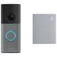 Ring 2K Wired Doorbell with Chime Bundle in Speckled Gray and White, , large