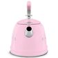 SMEG Retro Style 10-Cup Whistling Kettle in Pink, , large