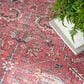 57 Grand by Nicole Curtis Series 1 Brick Red, Navy and Ivory 7"10" x 9"10" Area Rug, , large