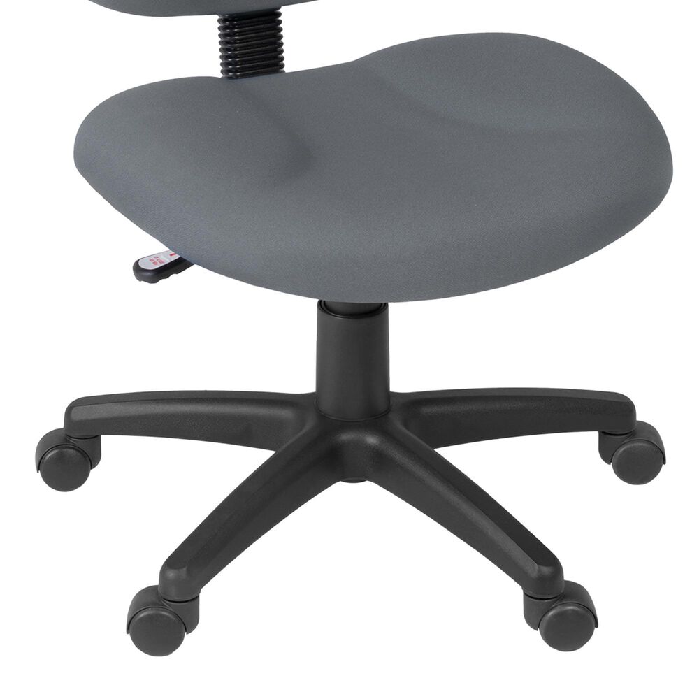 Regency Global Sourcing Comfort Series Swivel Computer Task Chair in Grey, , large