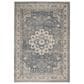 Nourison Quarry 3"9" x 5"9" Grey and Ivory Area Rug, , large