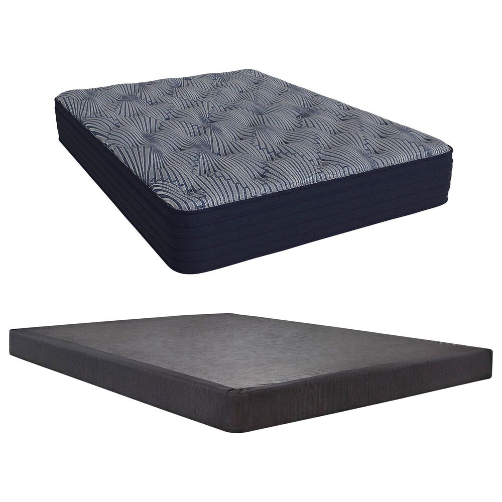 Southerland B"s Sleep Violet Plush Euro Top Queen Mattress with Low Profile Box Spring, , large