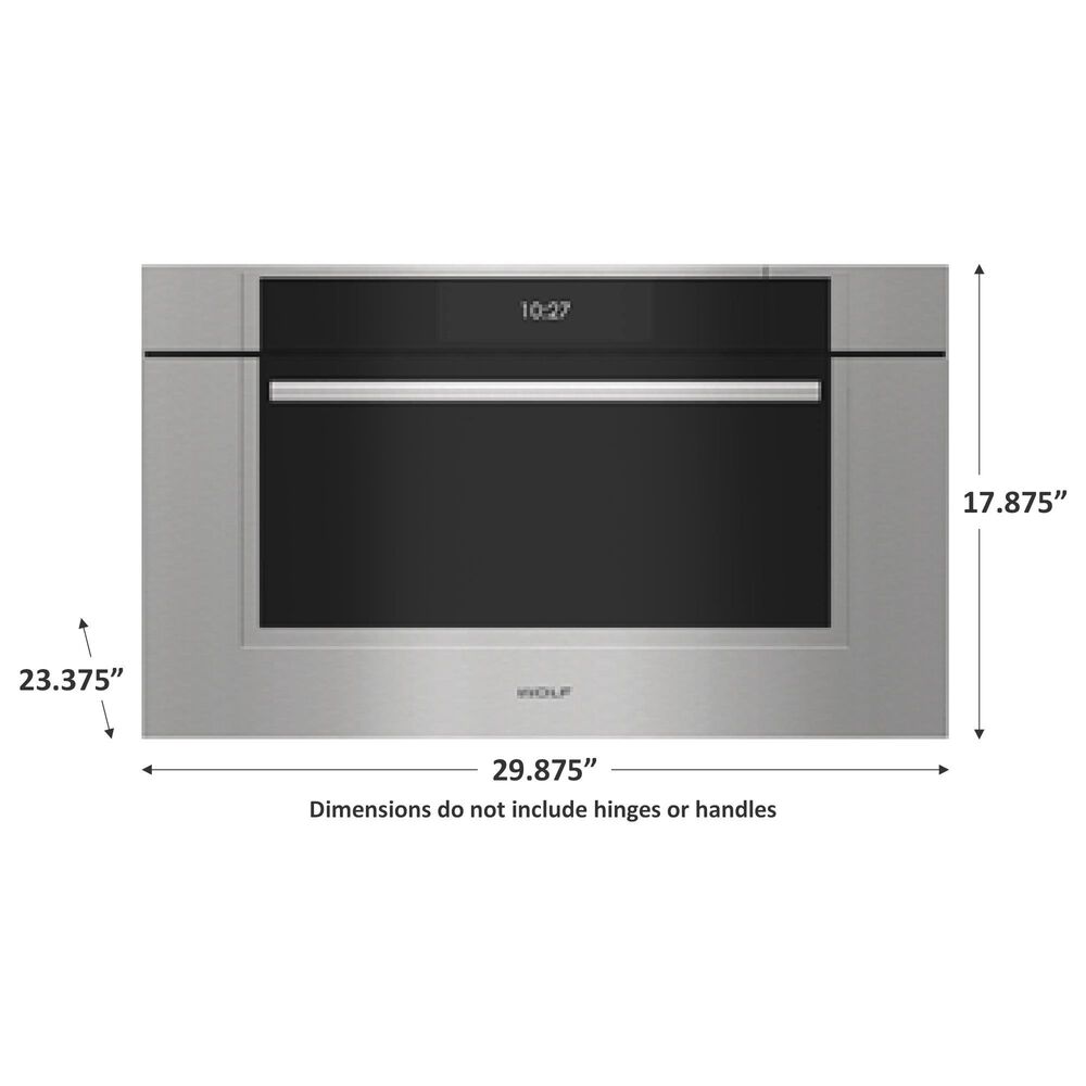 Wolf M Series 2.4 Cu. Ft. Transitional Convection Steam Oven in Stainless Steel, , large