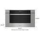 Wolf M Series 2.4 Cu. Ft. Transitional Convection Steam Oven in Stainless Steel, , large