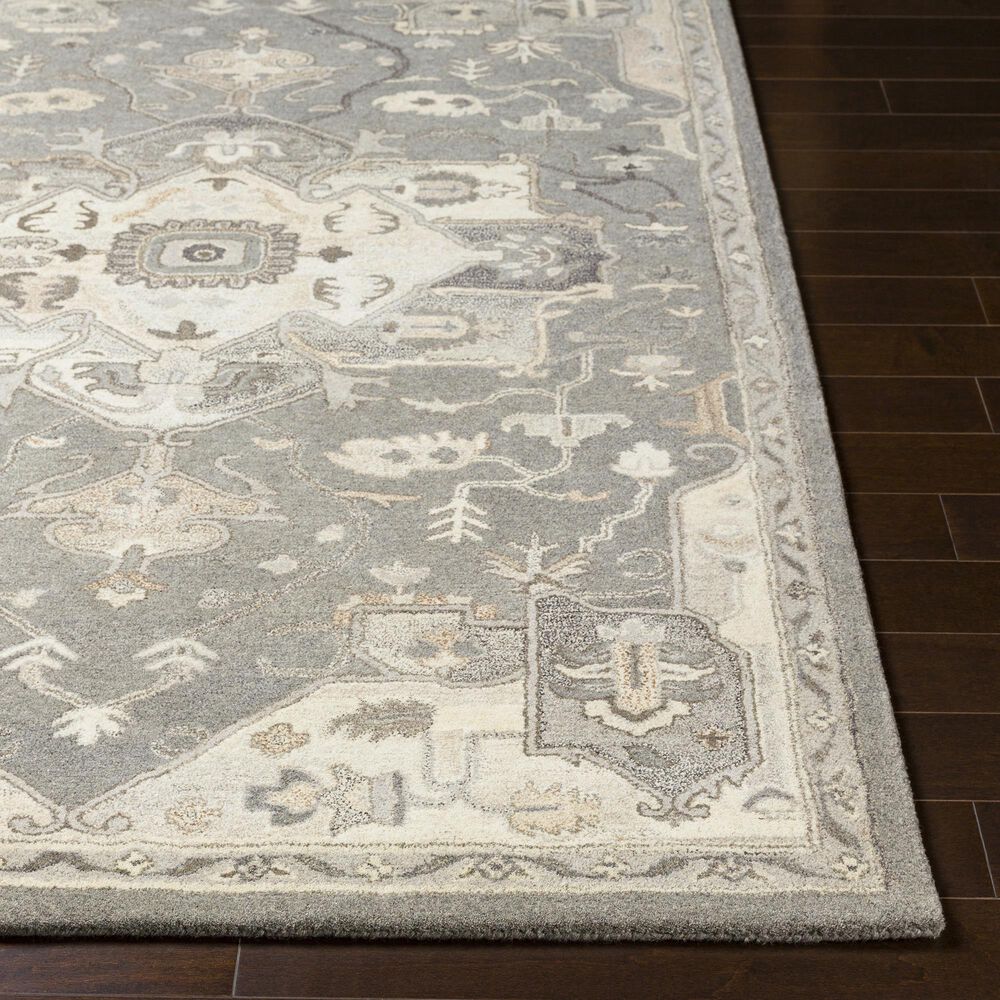 Surya Caesar 2&#39; x 3&#39; Charcoal, Taupe, Tan, Black, Light Beige and Brown Area Rug, , large