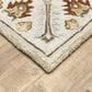 Oriental Weavers Alfresco Medallion 28403 10" x 13" Ivory Area Rug, , large