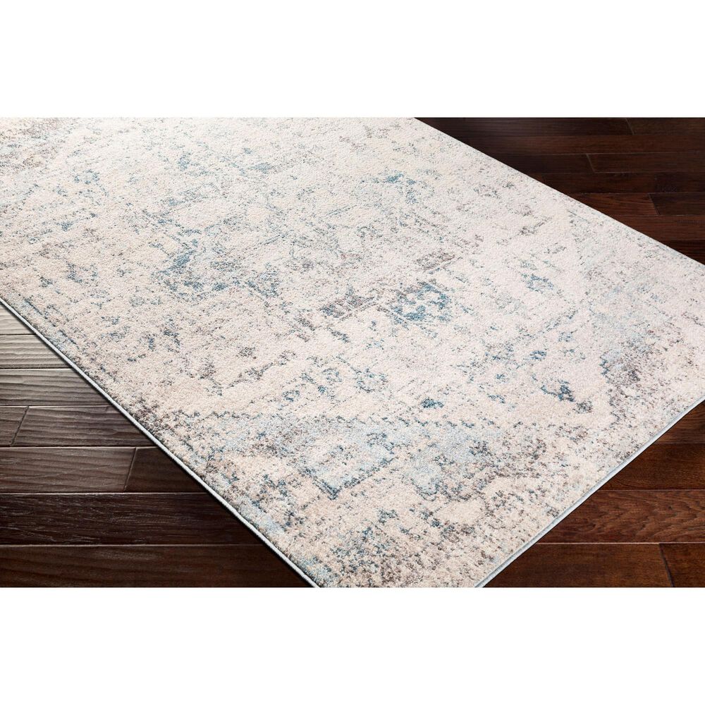 Surya Ankara 7&#39;10&quot; x 10&#39;2&quot; Cream, Ice Blue and Light Gray Area Rug, , large
