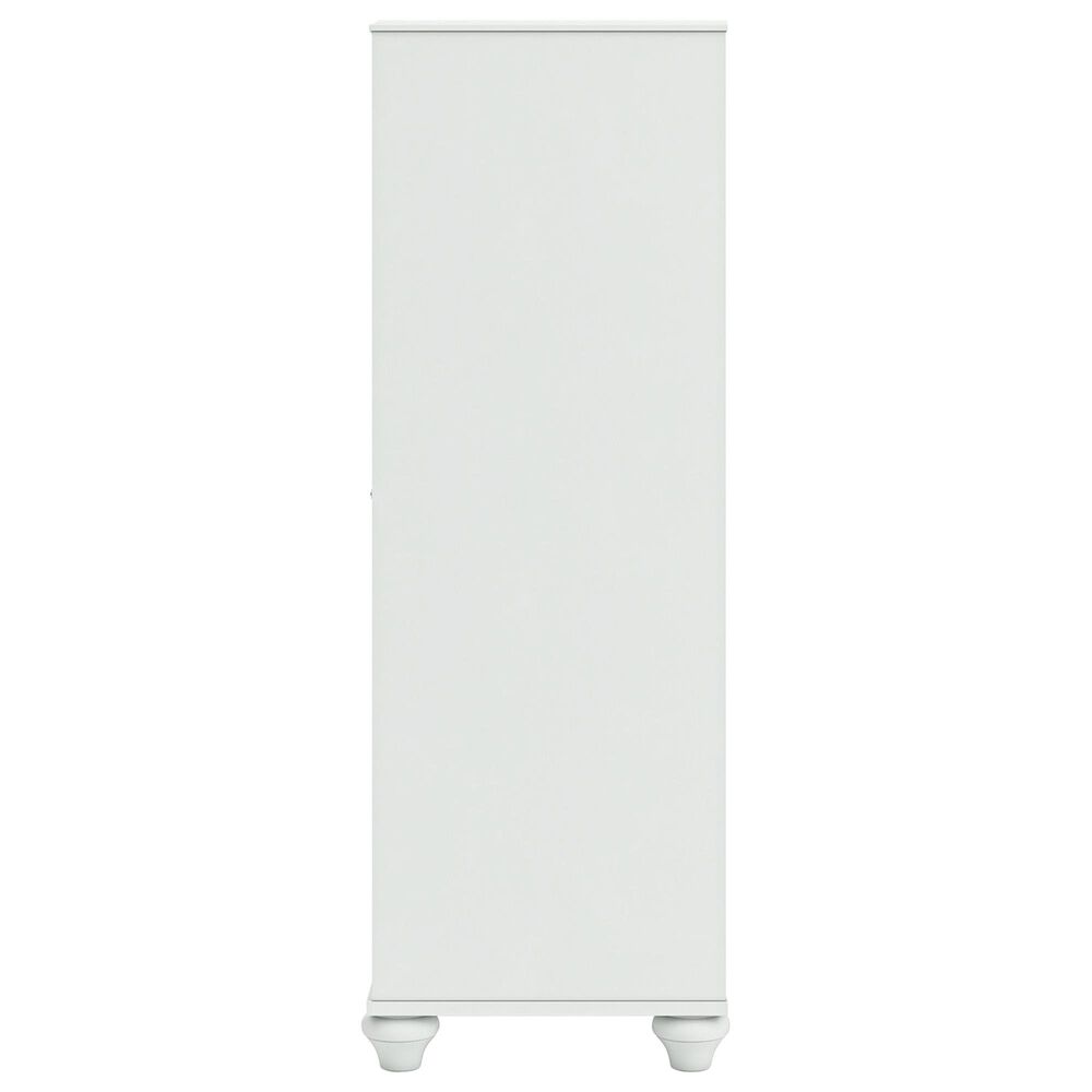 Ashley Kozlani 5-Piece Twin Panel Bedroom Set in Matte White, , large