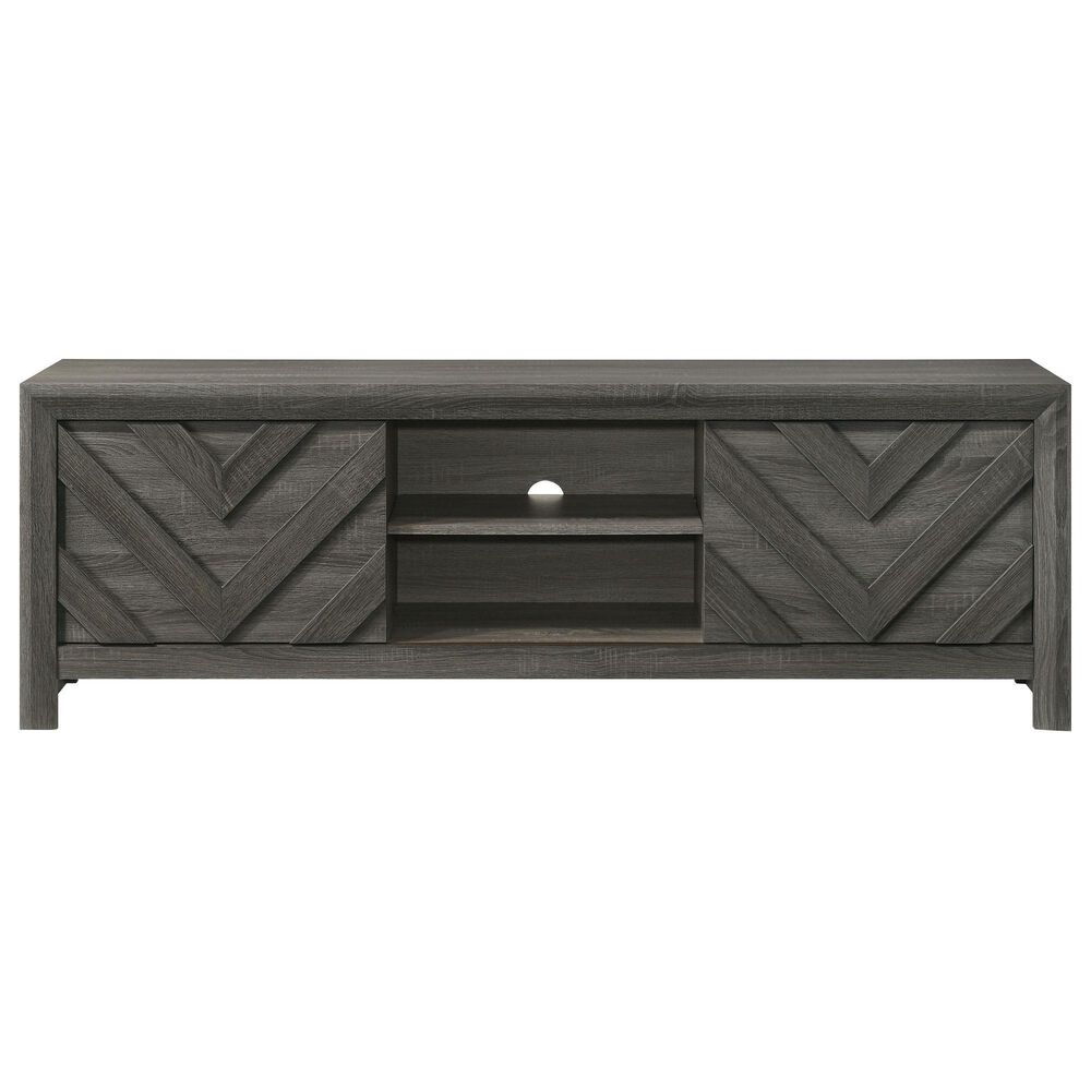 Crown Mark Valor 71&quot; TV Stand in Gray, , large