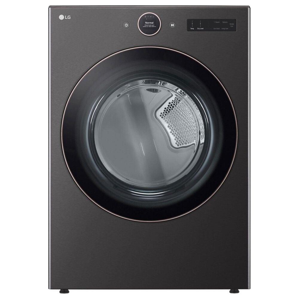 LG 7.4 Cu. Ft. Ultra Large Capacity Electric Dryer with Sensor Dry In Black, , large