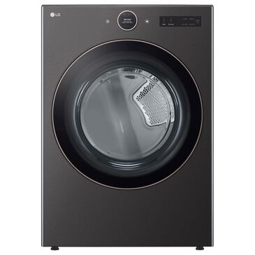 LG 7.4 Cu. Ft. Ultra Large Capacity Electric Dryer with Sensor Dry In Black, , large