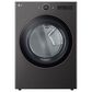 LG 7.4 Cu. Ft. Ultra Large Capacity Electric Dryer with Sensor Dry In Black, , large