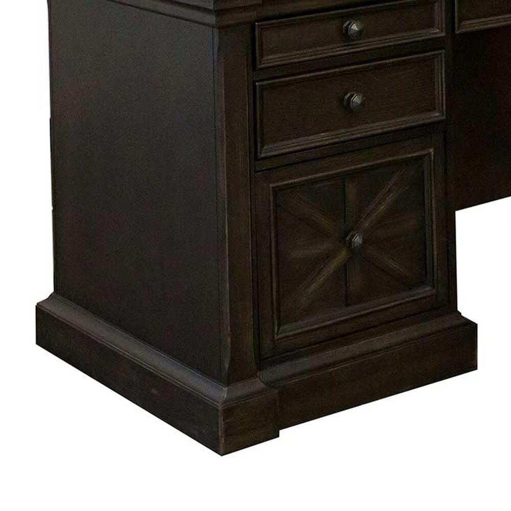 Wycliff Bay Kingston L-Shaped Desk with Return in Slate, , large