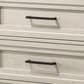 Crown Mark Lorraine 6 Drawer Dresser in Antique White, , large