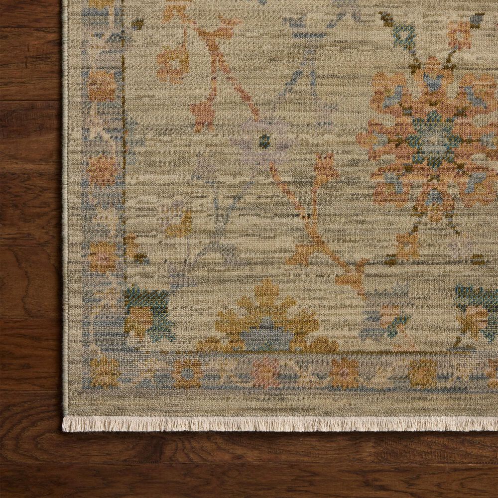 Loloi Reign Sage and Multicolor 6' x 9' Area Rug, , large