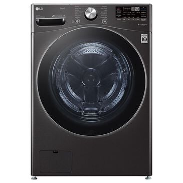 LG 5.0 Cu. Ft. Front Load Washer with TurboWash 360 in Black Steel, , large