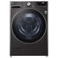 LG 5.0 Cu. Ft. Front Load Washer with TurboWash 360 in Black Steel, , large