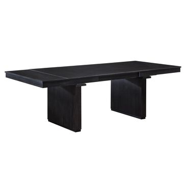 Davis International Jax Dining Table in Dark Black and Brown, , large