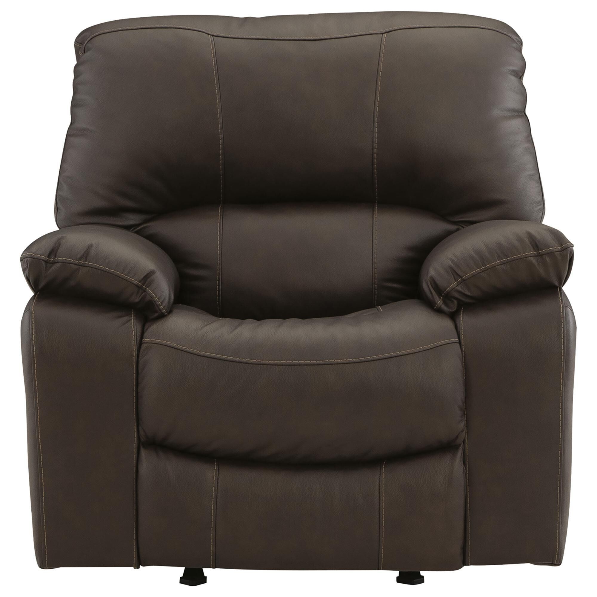 Ashley Leesworth Power Recliner in Dark Brown