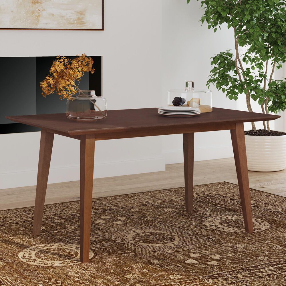 Linon Home Decor Cadence Dining Table in Brown - Table Only, , large
