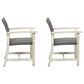 Hearth and Haven Hampton Outdoor Dining Chair in Black and Light Grey (Set of 2), , large