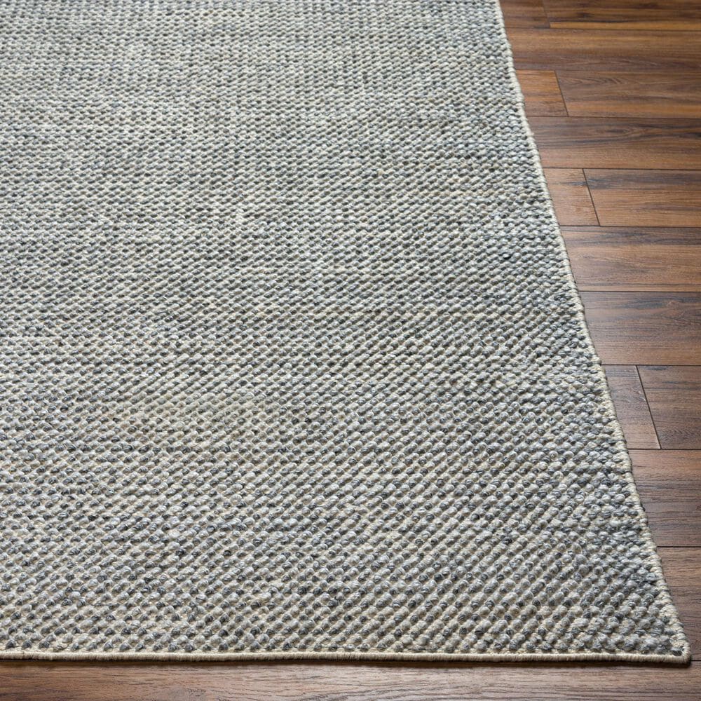 Surya Reika Cream, Light Slate and Medium Gray 10&#39; x 14&#39; Indoor/Outdoor Area Rug, , large